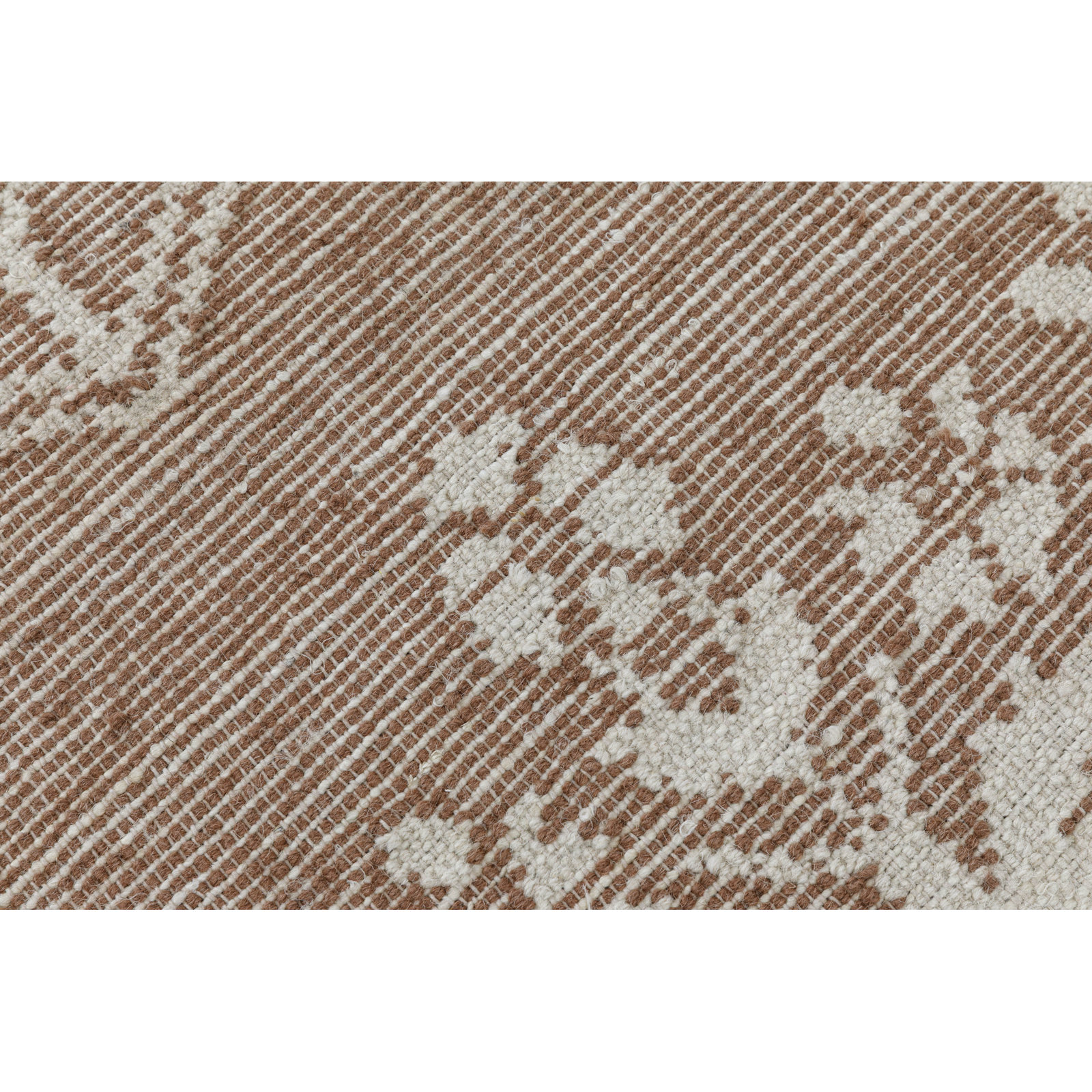 Heidi Botanical Flatweave Jute Rug, Clay, 2'6x8'