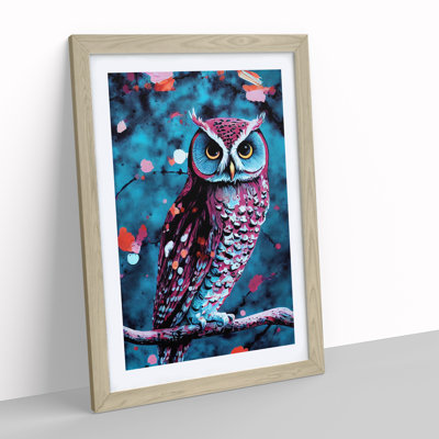 Owl In A Tree - Single Picture Frame Print