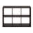 Furinno Cubicle Open Back Decorative Cube Storage Organizer, 6-Cube, Dark Oak-1236626857-1242548529