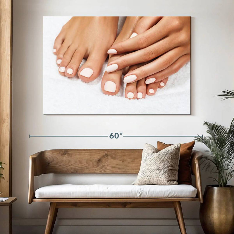 Shuttleworth Clean White Nails, 34" H x 51" W