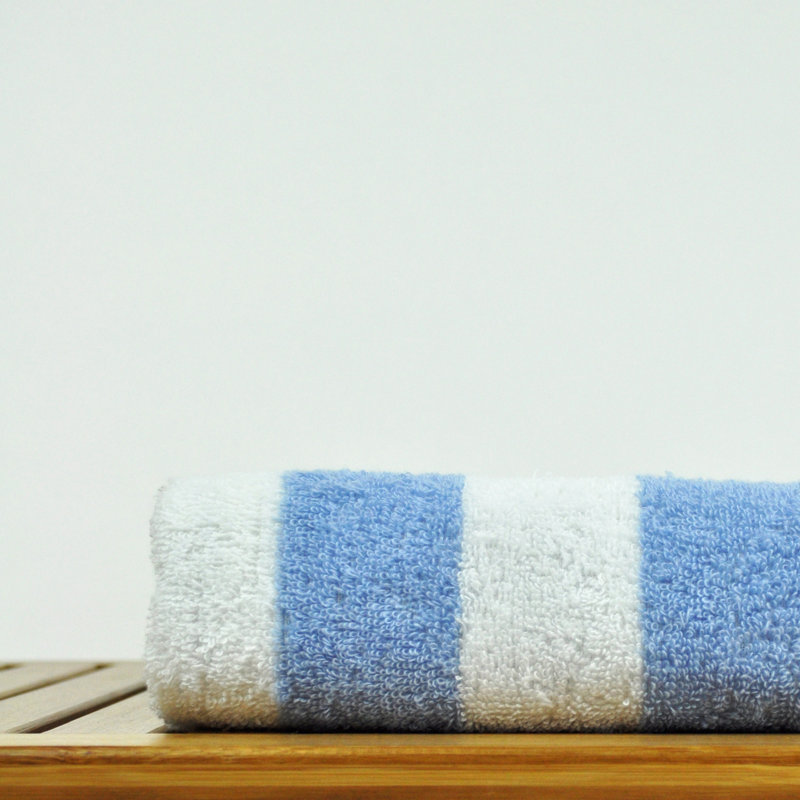 Luxury Super Plush Beach Towel, Light Blue