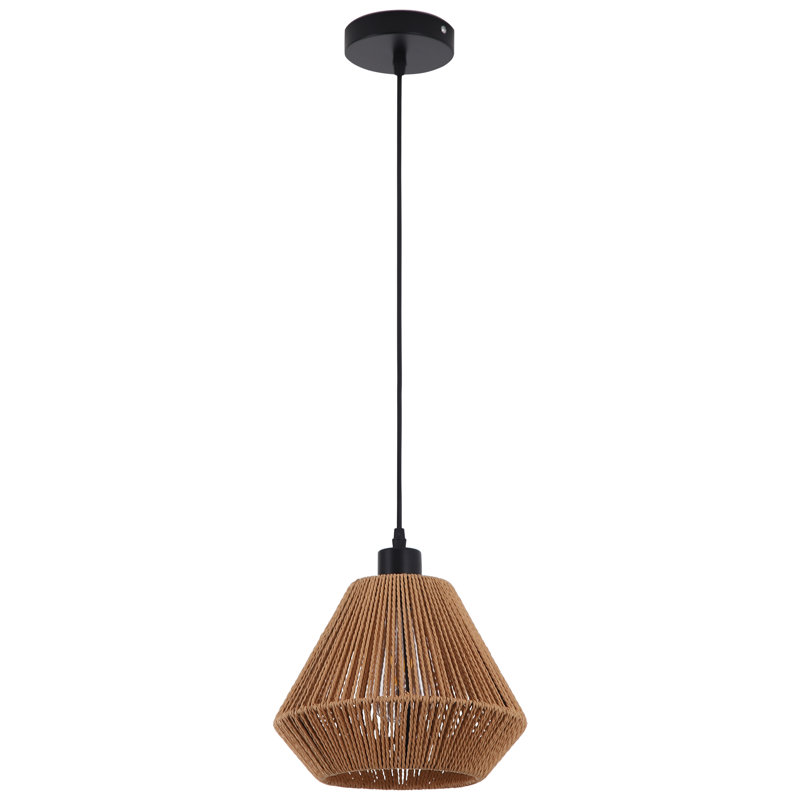 1 - Light Matte Black Single Pendant