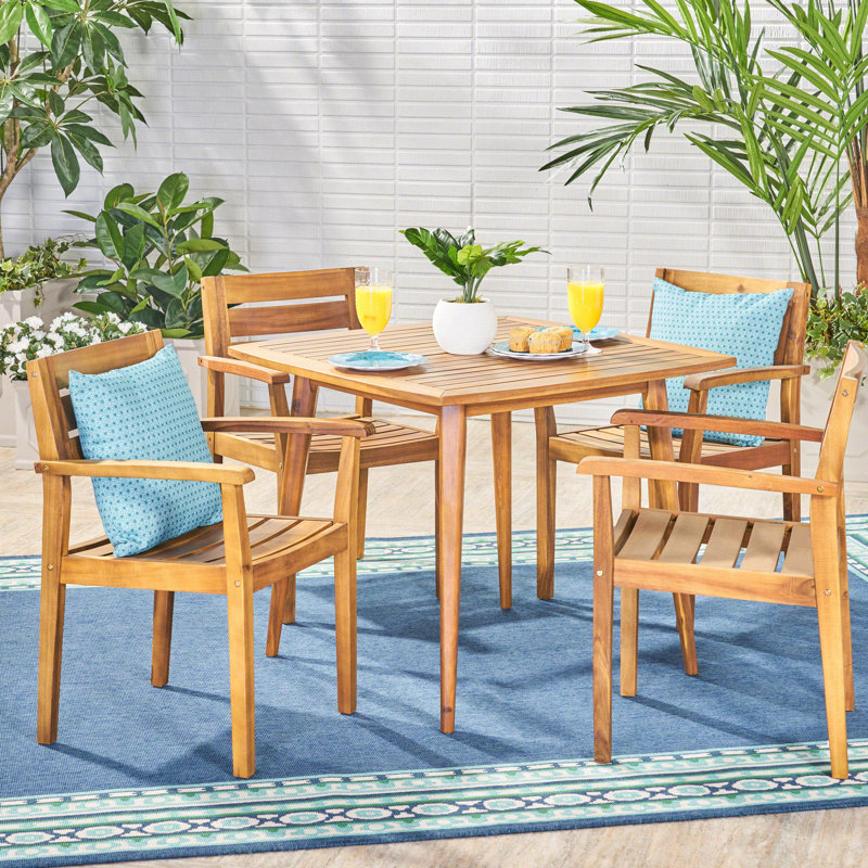 Ensemble repas extérieur pour 4 personnes Ruley