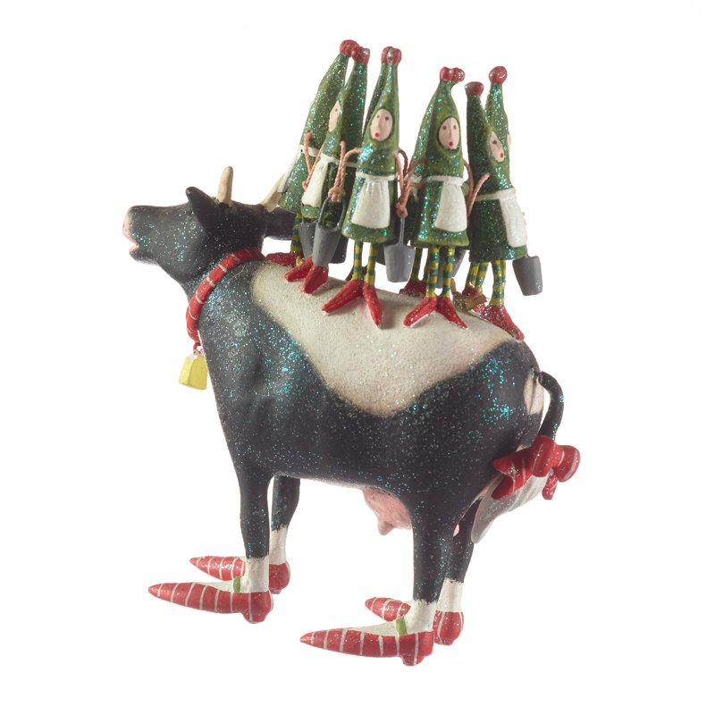 Patience Brewster 12 Days 8 Maids a Milking Ornament