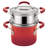 Rachael Ray Classic Brights 3 qt. Hard Enamel Nonstick Saucepot and Steamer Insert Set with Lid-10973266