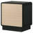 Cavelle 2-Drawer Nightstand Bedside Table Black