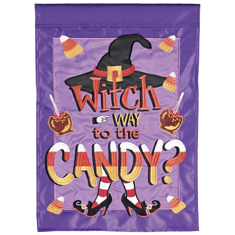 Drap de jardin «Witch Way to The Candy»