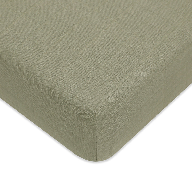 Matcha Muslin Crib Sheet