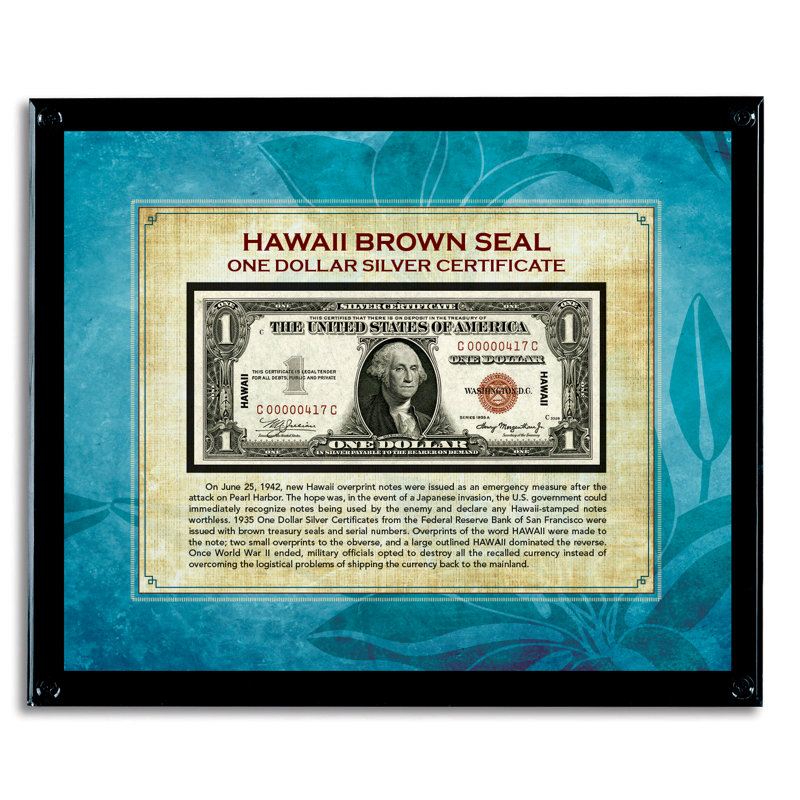 Souvenirs brun hawaii note