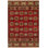 Grassy Ridge Hand Knotted Wool Southwestern Area Rug in Rust
