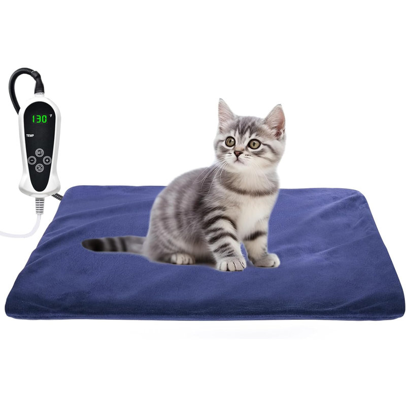 Lit pour chat chauffant à température réglable, Île Seymour Nord, Galapagos, Petite taille: L 22 po x l 18 po