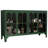 53.2" W Metal Sideboard Buffet Cabinet With Glass Door, Adjustable Shelves, COB LED Light-1519377503