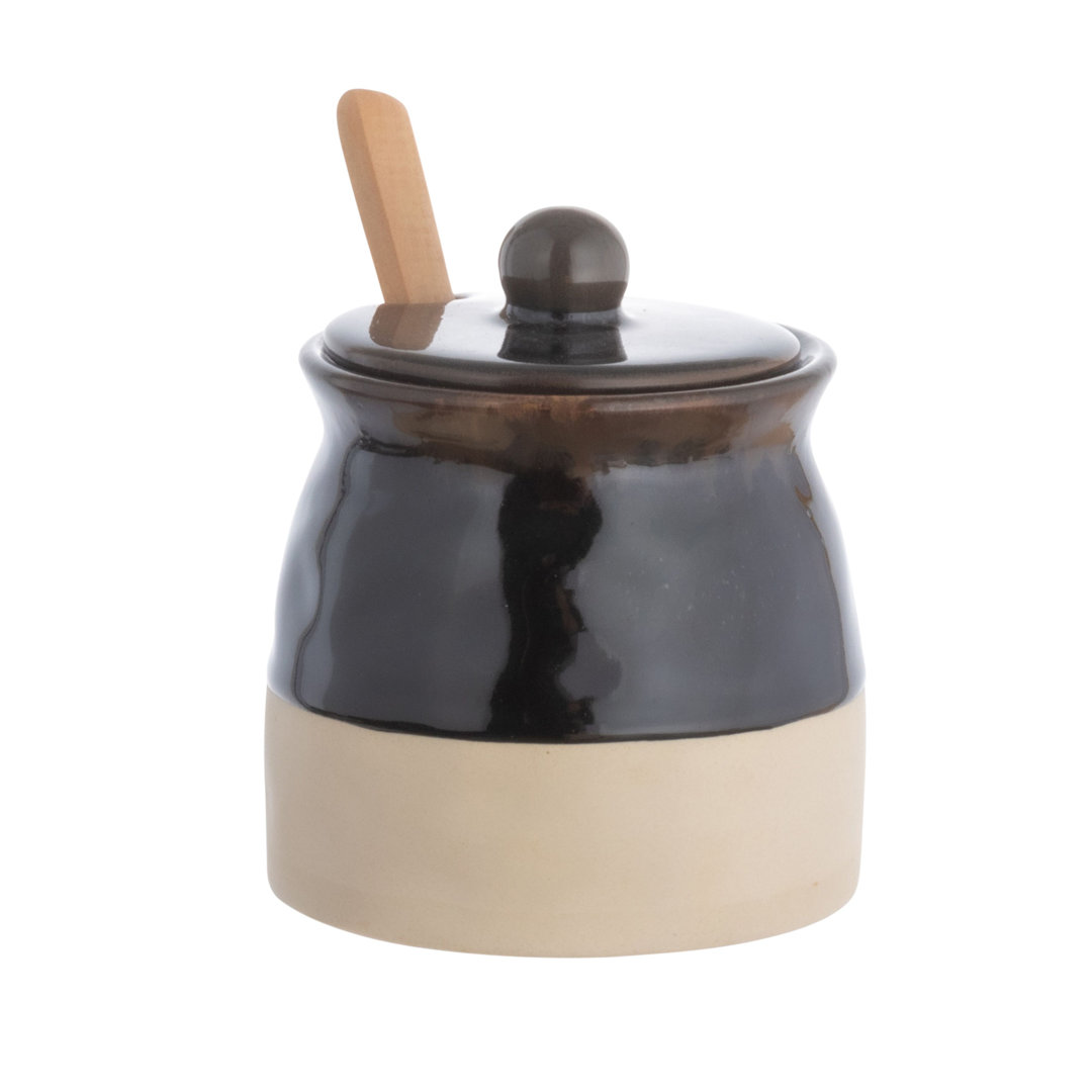 Natalyia Ceramic Sugar Bowl with Lid Winston Porter 