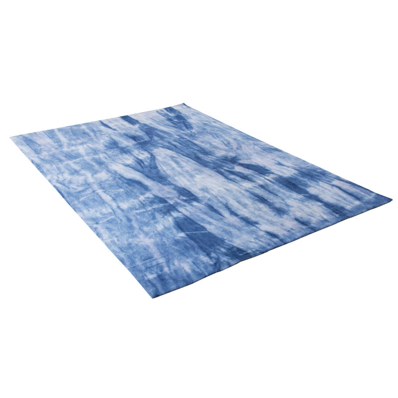 Shine Abstract Viscose Hand Woven Area Rug, Rectangle 160 x 230cm