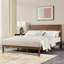 Base de lit avec tête de lit moderne Modern | Conception robuste en bois renforcé de caoutchouc pour une stabilité accrue et une finition écologique-910131952