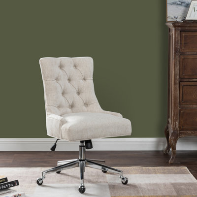 Three Posts Gilboa Twill and Polyurethane Executive Chair