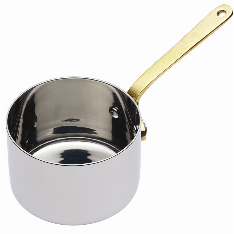 MasterClass 0.14L Stainless Steel Saucepan, Chrome