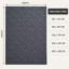 Aspire Homeware Grey Geometric Area Rug-257733702-257733705