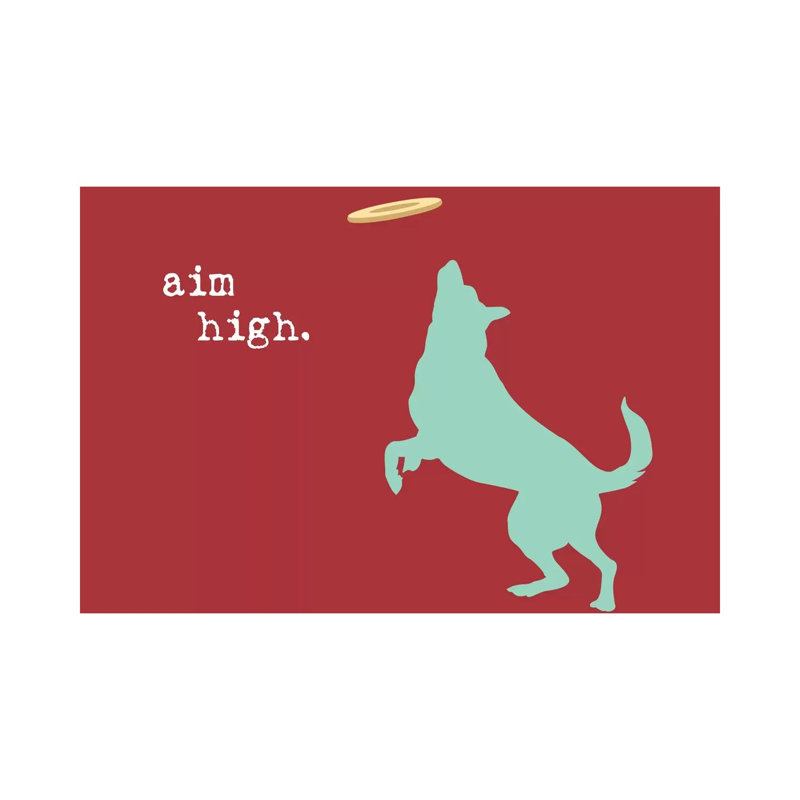 Aim High by Dog Is Good And Cat Is Good - Wrapped Canvas Print, 20.32 cm H x 30.48 cm W