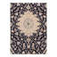 Navy blue Nain silk & wool 6'5"X 9'6"