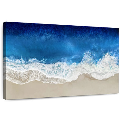Gillard Indigo Waves From Above I
