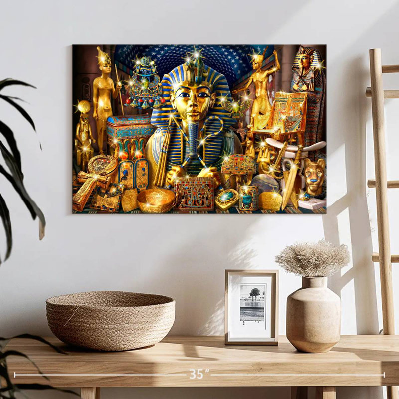 Keiri Treasures Of Egypt, 32" H x 48" W