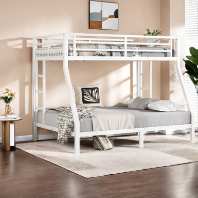 Lit superposé simple au-dessus d'un lit double, moderne et durable pour la maison