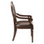 Chaise classique en bois massif avec garniture cloutée et chaise cloutée formelle