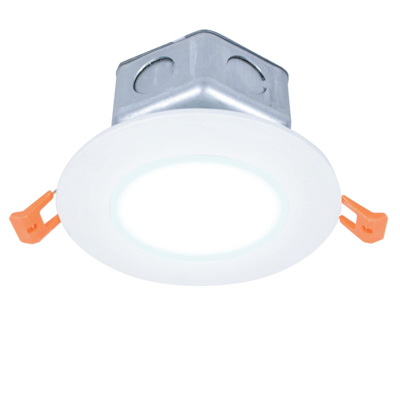 4 Inch LED Recessed Lighting 6 Inch With External Driver, Dimmable, 9 Watt, 500 Lumens, 4000 K, CRI 80+ White Finish Recessed Downlights