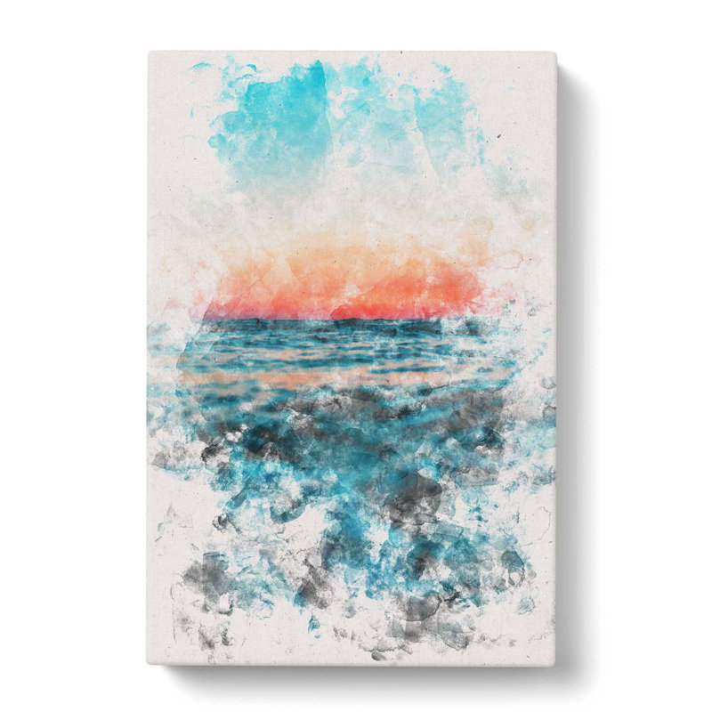 Panama City Beach In Florida - Wrapped Canvas Painting, 50cm H x 35cm W x 3cm D