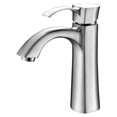 Rhythm Single-Hole Single-handle Bathroom Faucet with Drain Assembly