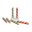 Mini Candy Cane Dinner Candles Set Of 6