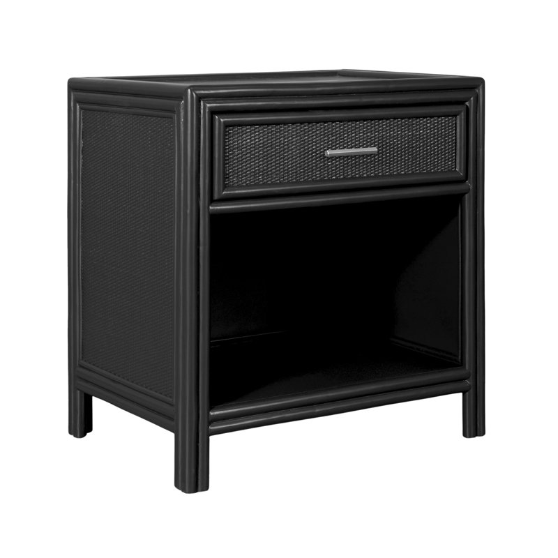 Aruba 1 - Drawer Nightstand, Black