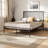 Meriton Platform, Low Platform Frame, Full Bed, Black, 47.65'' H X 55.8'' W X 78'' L-360786017