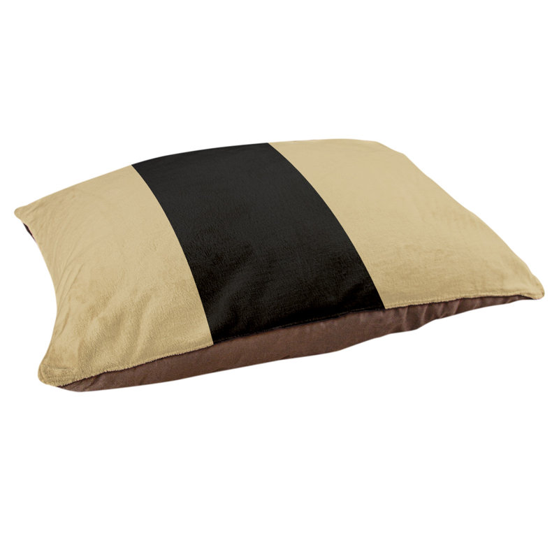 Coussin d'extérieur pour chien Mississippi Rebellion, Très grand (l 50 po x P 40 po x H 7 po), Gold/Black/Gold