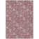 Myqueal Washable Floral Indoor / Outdoor Rug