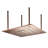 LeeceLED Thermostatic Oil Rubbed Bronze Rainfall Shower System with Handheld and Body Jets
