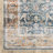 Lake Macquarie Machine Washable Performance Non-Skid Blue/Rust Rug Mat-1588074349