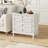28" Wide Traditional Nightstand - 3 Drawers, Built-In USB Charging Station & Pull-Out Tray, Solid Wood Bedside Table, Fully Assembled-370494627