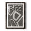 Cadre abstrait abstrait Maze III mat - prêt à accrocher-66602688-66602693
