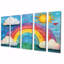 Rainbow Bright I - ensemble d'art mural pour chambre de bébé-1023341512