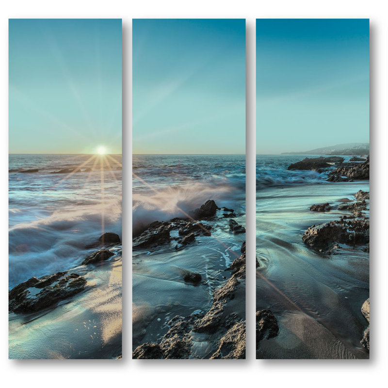 " Rocky Shores " 3 - Pieces