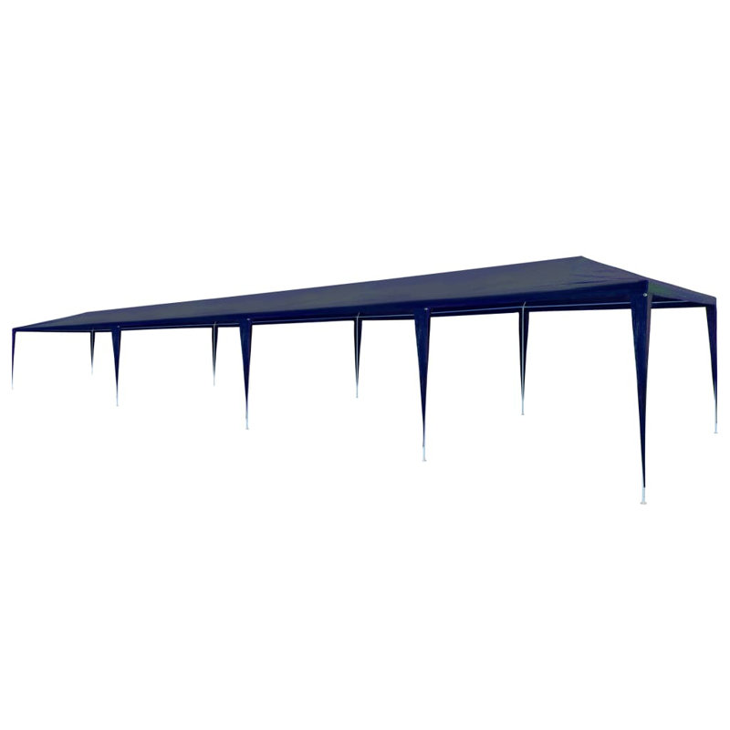 12m x 3m Steel Party Tent, Blue