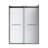 Molly 48" W X 36" D X 76" H Frameless Shower Door Rectangular Shower Kit With Rain Drop Glass Finish-121487433-121487435