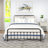 Deighton Metal Slat Headboard Design Bed-343881814-332612387