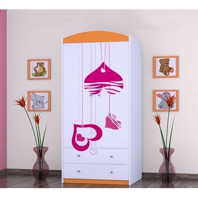Cloutier 2 Door Wardrobe