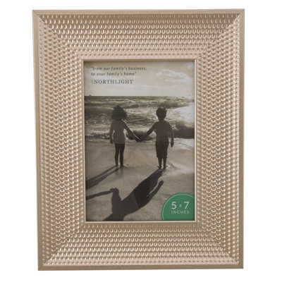 Champagne Gold Honeycomb Rectangular Photo Frame