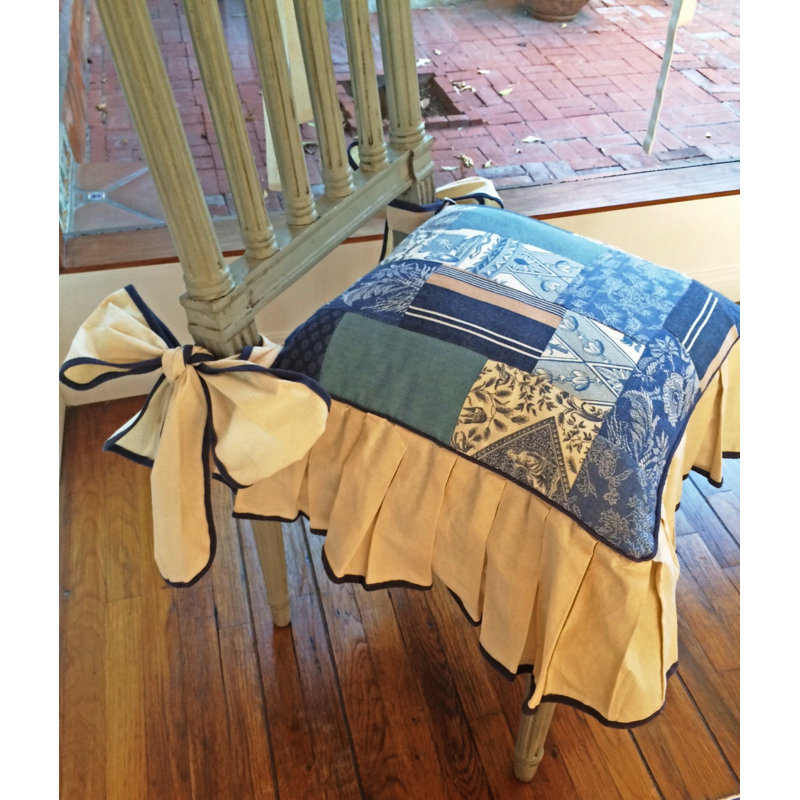 Box Cushion Dining Chair Seat Slipcover