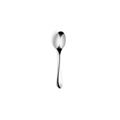 Cuillère à thé en acier inoxydable Prantij | 6,14 po, argent, paquet de 12