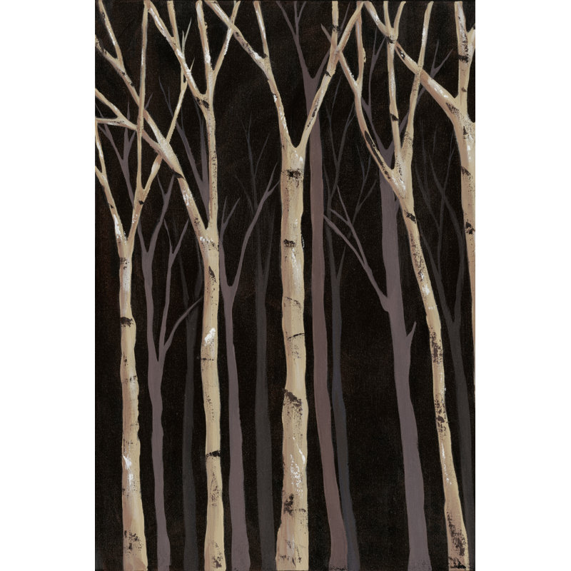 Midnight Birches I, H 30 po x l 20 po x P 1,25 po